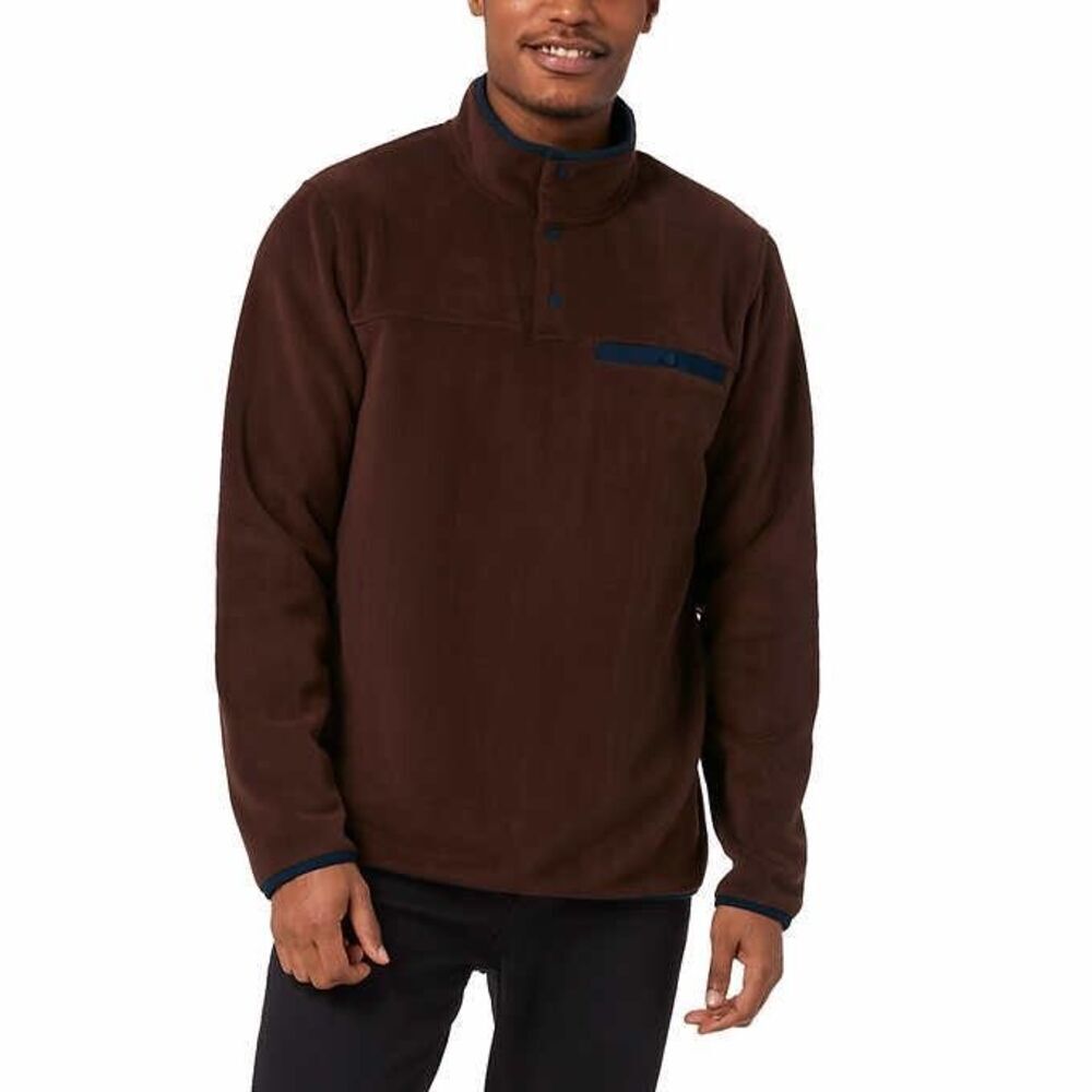 32 Degrees Men’s ¼ Snap Pullover Top Size XL